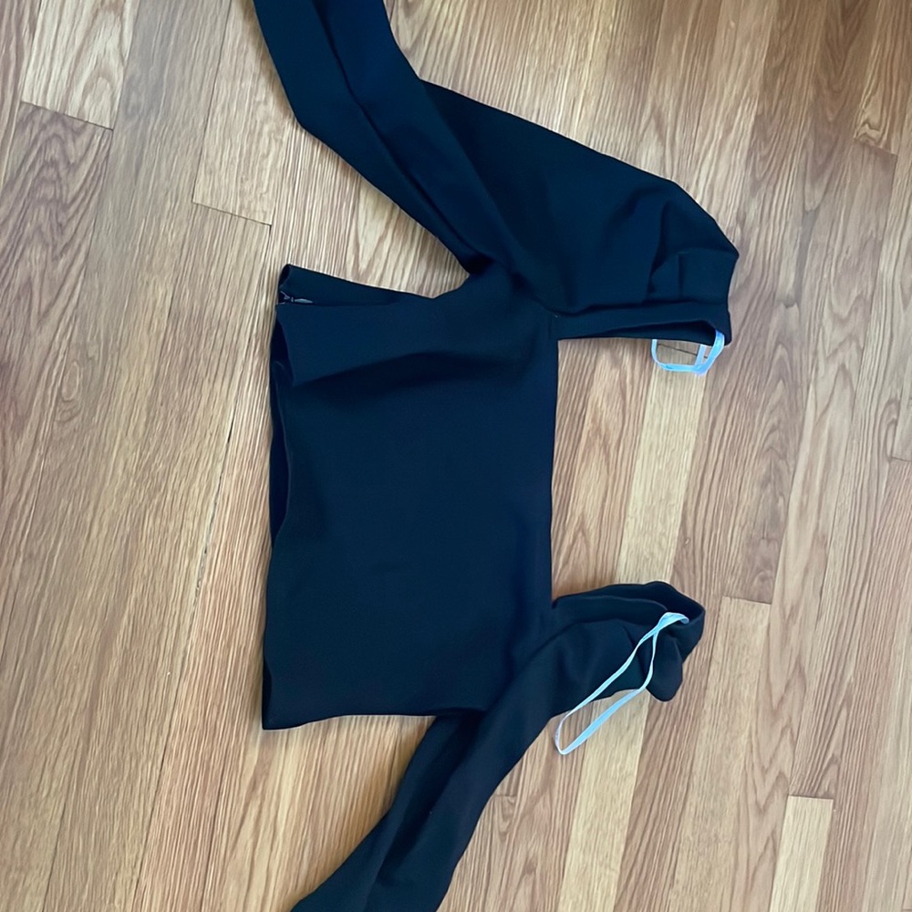 Cute long sleeve crop shirt